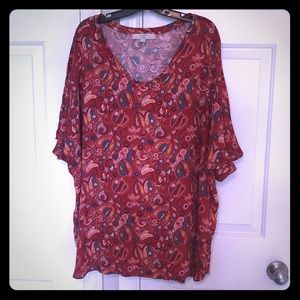 Fun Brightly Patterned Top from Loft!